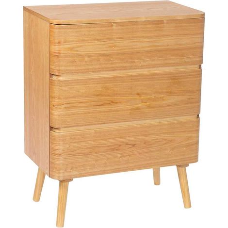 ANDREA HOUSE MU23031 Cómoda Madera Fresno 65x35x82 cm - ref: MU23031