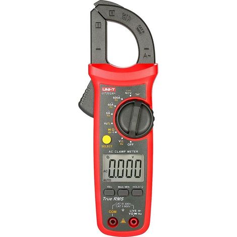UNI-T UT202A+ 6000 Counts Digital Clamp Meter True RMS Multimeter Clamp Ammeter Voltage Meter NCV Te (1/5)