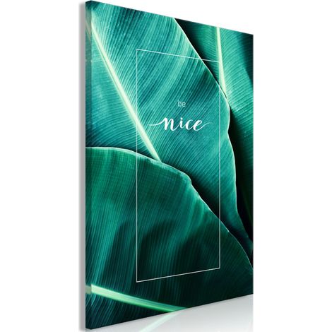 Tableau Imprimé "Be Nice" 60 x 90 cm (1/2)