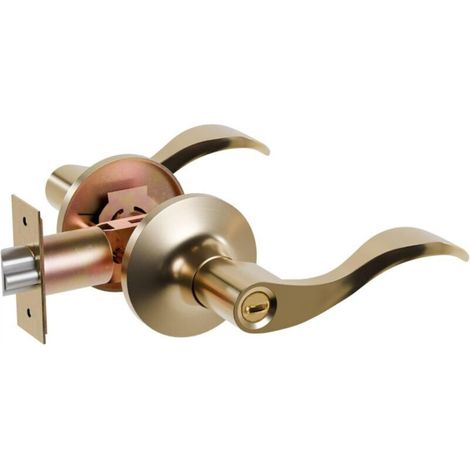 Wave Door Handles and Knobs, Gold, Bathroom Edition (1/3)