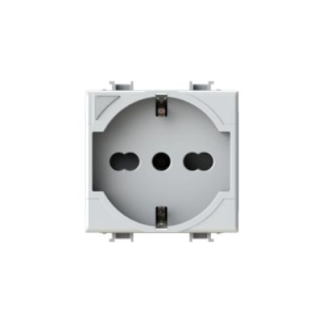 Modulo presa schuko smart WiFi con energy meter, serie S, bianco, 16A, compatibile con serie BTicino Living Now - 4Box P40S 4BP40S.KW (1/7)