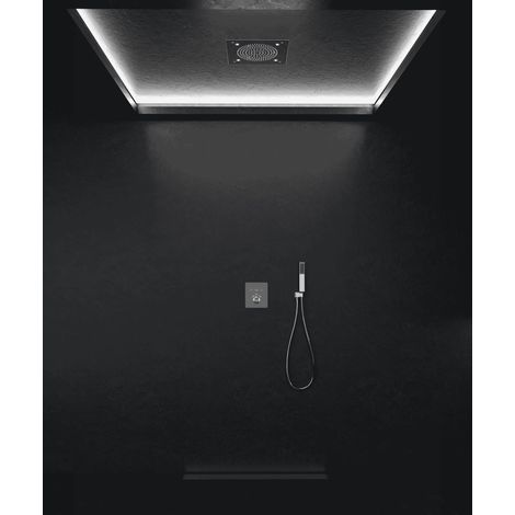 Thermostatisches LED-Duschsystem - Verchromt (1/4)