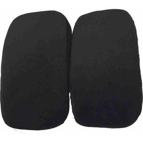 Coussin d'accoudoir en mousse à mémoire de forme pour chaise de bureau avec housse amovible pour soulager la pression sur les coudes et les avant-bras (1/2)
