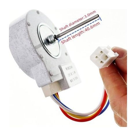 The W10822580 is suitable for Whirlpool refrigerator fan motors W10255195 and AP5985210. (1/4)