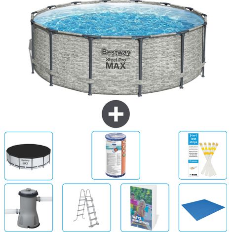Bestway Steel Pro MAX Rund - 427x122 cm - 8-teilig S594