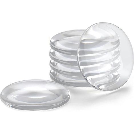 Bouchon de poignée de porte murale, autocollant anti-collision transparent en silicone, coussinet anti-collision épais pour poignée de porte, silencieux (1/5)