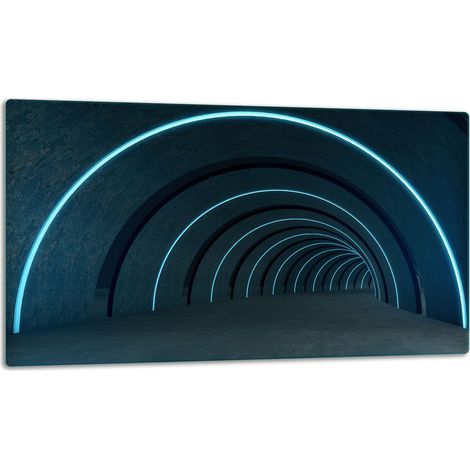 Tabla de cortar de vidrio de 52x30 cm, color negro. (1/5)