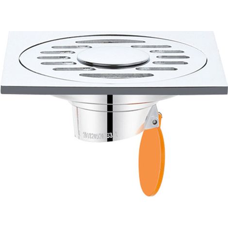 Filtre de bonde de douche, bonde de sol en acier inoxydable plus épaisse C