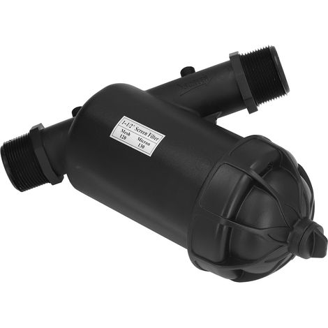 Filtre à goutte-à-goutte 120 mesh, filtre à disque G1-1/2 pouce avec filetage extérieur pour l'horticulture, l'agriculture et l'irrigation en serre (1/5)