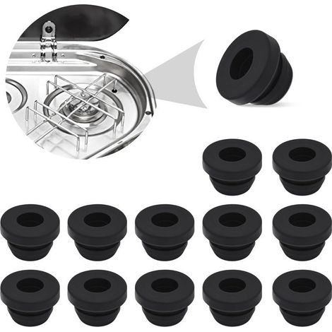 12 embouts en caoutchouc antirouille pour réchauds de camping Dometic, 5 mm (1/5)