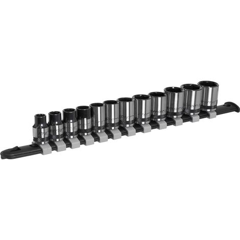 Sealey Premier Black Socket Set 3/8""Sq Drive 12pc AK7992