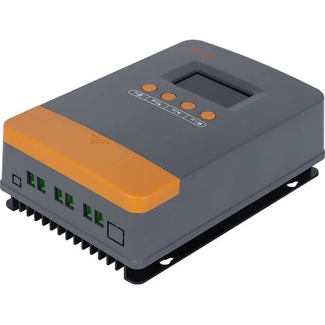 Controlador de carga solar, seguimiento de alta eficiencia, gestión inteligente de la batería, 45 A, 12 V 24 V automático (1/2)