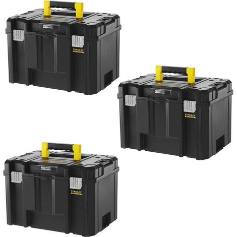 Stanley x3 FatMax PRO-STACK Deep Box 22.2 Litre Toolboxes STS171971 FMST1-71971 (1/5)