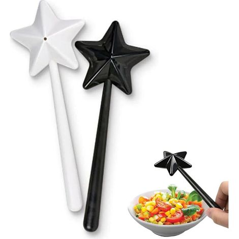 KZQ Pieces Magic Wand Saliera e Pepiera, Saliera per Spezie con Fori, Saliera e Pepiera Magic Wand Dispenser per Spezie per Decorazioni da Tavola, Forniture per la Cucina Domestica (1/4)