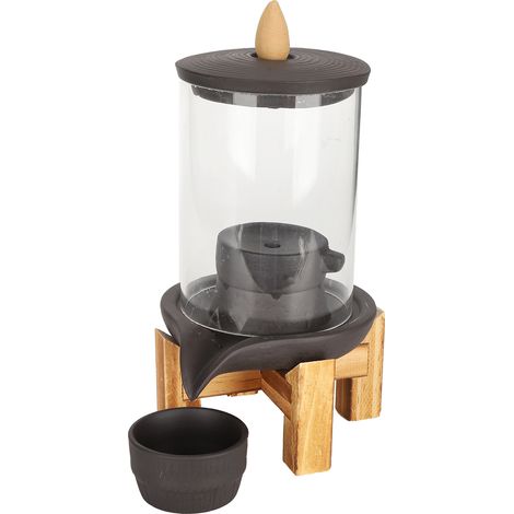 Brûleur d'encens à reflux en porcelaine rouge, porte-bonheur créatif, décoration intérieure