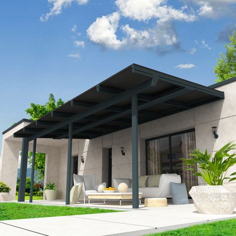 Pergola solaire POWER Gris anthracite 5,730x3,494m 4000W (1/5)