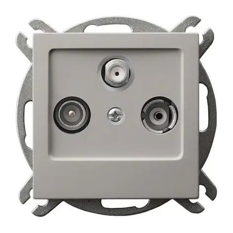 Presa antenna as Ospel gpa-gs/m/82 finitura opaca facile installazione