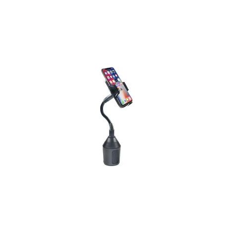 Universelle, verstellbare Autohalterung mit Getränkehalter und 8,4 cm langem, flexiblem Arm für iPhone und Smartphone (1/5)