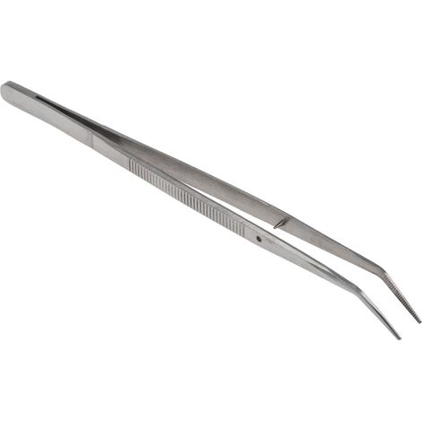 Brucelles RS PRO pointe fine, dentelée en en inox, L. 150 mm ( Prix pour 1 ) (1/2)