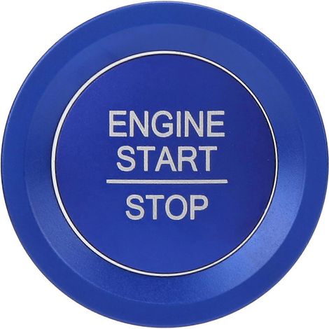 Anillo embellecedor azul para el botón de arranque/parada del motor, repuesto para Honda Fit de cuarta generación (2021) (1/5)