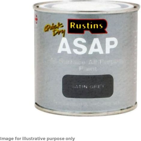 Rustins ASAPLG1000 ASAP Paint Light Grey 1 litre RUSASAPLG1L