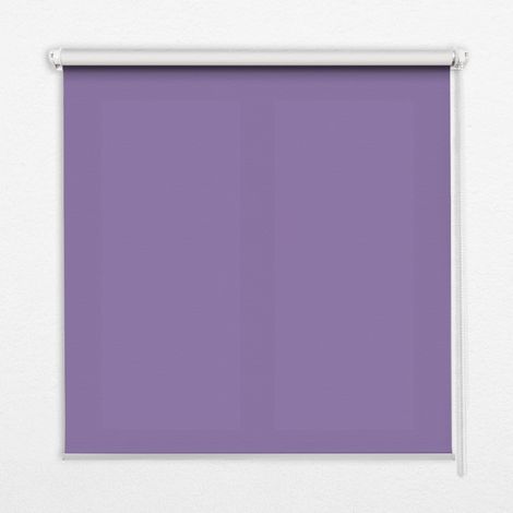 Innenrollo Fensterrollo - Rollo ohne Bohren - Sichtschutzrollo - Lichtdurchlässiges Rollo - Rechteckiges - Rollo - (80 cm x 140 cm) - Lila