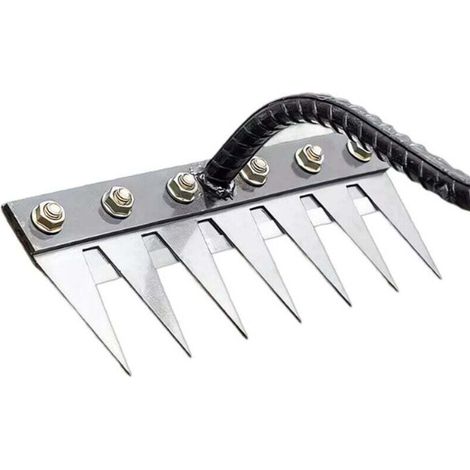Tondeuse à gazon désherbage sol meuble 7 griffes métal multi-usages herbe durcie jardinage cadeaux désherbeur durabilité facile à utiliser jardinage semis parterre de fleurs outils agricoles