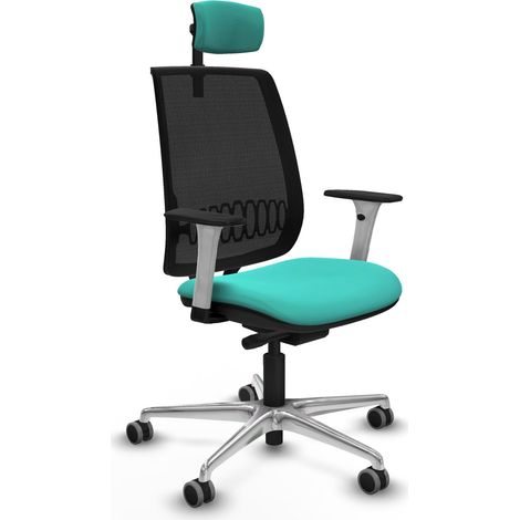 Chaise de bureau piqueras y crespo Alares blanche 120 kg (1/2)
