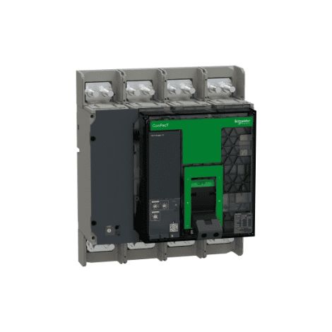 Interruttore, ComPacT NS1000N, 50kA a 415VAC, 4P, sganciatore MicroLogic 2.0, fisso, a funzionamento manuale, 1000A - C100N420FM