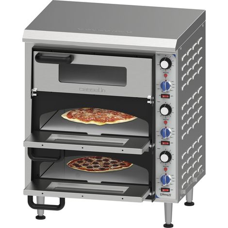 Four à pizza électrique - 3 chambres 35cm - 4800W - Casselin