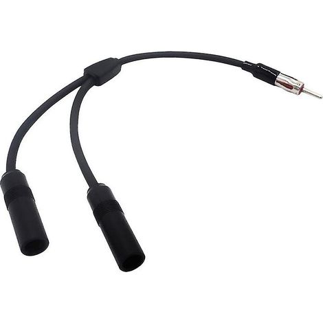 Adaptateur d'antenne de voiture 50 cm, câble d'extension pour antenne radio AM/FM. (1/4)