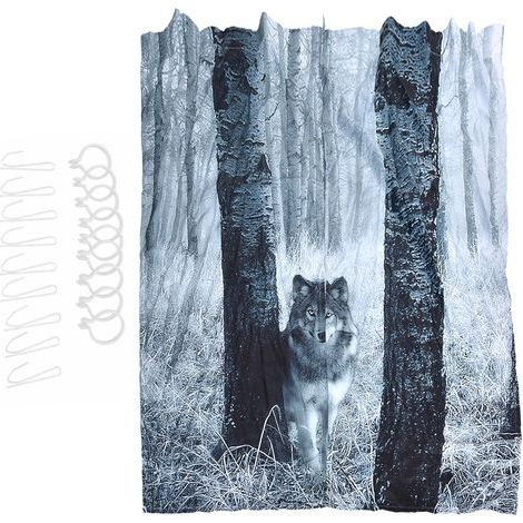 2Pcs Rideaux Occultants Antitaches Doux Store Voilage Fenêtre Salon Chambre (1/5)
