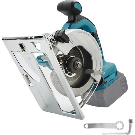 Scie circulaire mini, angle de coupe réglable, compatible avec batteries lithium, Pas de batterie, UE (1/2)