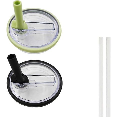 Couvercle à paille rabattable de rechange pour gobelet isotherme de 1,2 L (40 oz) compatible avec HydroJug Traveler (1/4)