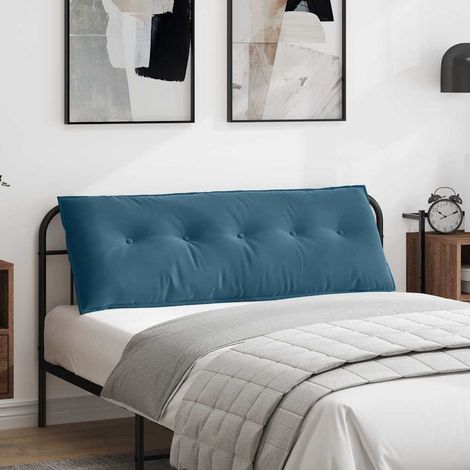 Rückenkissen Blau 140 x 50 cm Cordstoff