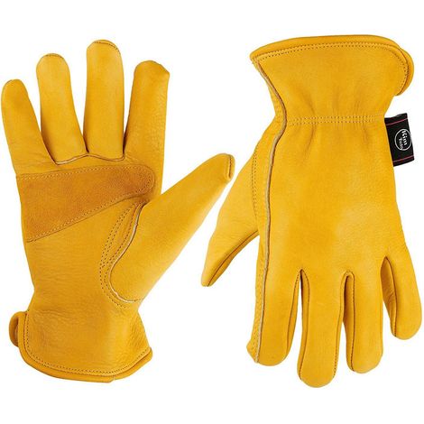 Gants de jardinage en cuir souples et résistants aux épines – 1 (1/5)