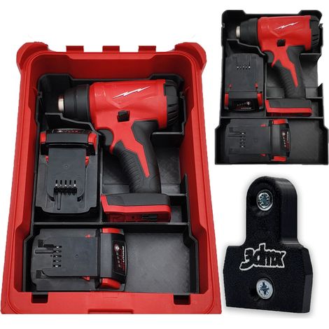 ORGANIZADOR INSERTABLE MILWAUKEE PACKOUT PARA PISTOLA DE CALOR M18 BHG 3DMX + GRATIS (1/5)