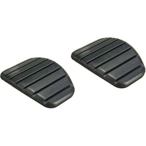 2pc Couvre-pédale d'embrayage pour voiture, Couvre-pédale de frein en caoutchouc antidérapant pour Megane Laguna Clio Kango Scenic (1/3)