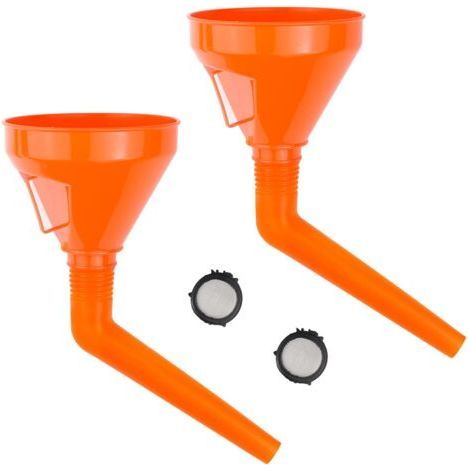 Plastique Entonnoir Entonnoir Carburant 2 Pièces Entonnoir de Remplissage Universel Entonnoir Essence avec Tuyau Flexible et Filtre pour Diesel Kérosène, Huile Moteur et Essence (1/5)