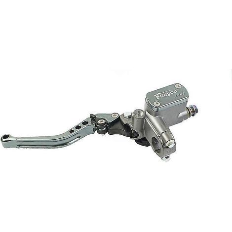 Maître-cylindre de frein et d'embrayage pour moto, levier de guidon, embrayage hydraulique, moteur de course pour 22 mm Honda, Yamaha, Kawasaki, Suzuki - Titane gauche (1/5)