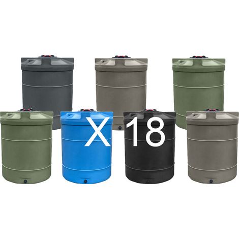 Cuves de stockage d'eau 3000l-lot de 18 (1/2)