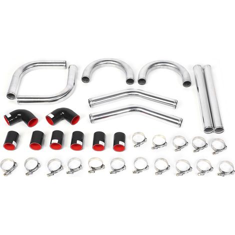 Tuyau en Silicone pour Refroidisseur Intermédiaire, Tuyauterie Universelle de Refroidisseur Intermédiaire 2 Pouces 51 Mm Kit de Tuyauterie Turbo pour Refroidisseur Intermédiaire de Tuyau en Silicone A (1/5)