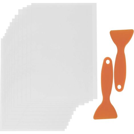 12 feuilles de film FEP de 200 x 140 x 0,15 mm d'épaisseur pour imprimantes 3D UV, résine LCD-SLA, avec 2 films de rechange (1/5)