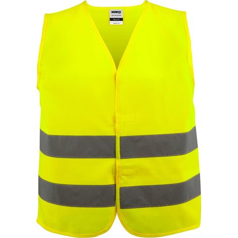 Gilet da lavoro riflettente giallo taglia s