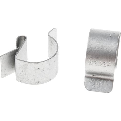 Clip pour rebord de poutre, RS PRO, Acier, Epaisseur de la bride 2 4 mm, Plage de diamètre de câble 20mm à 24mm ( Prix pour Paquet de 25 )