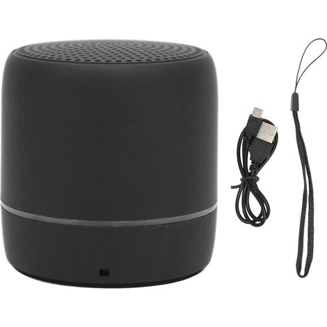 Haut-parleur Bluetooth 5.0 Mini - Son Stéréo Clair, Basses Riches, Portable pour Extérieur - Noir (1/5)