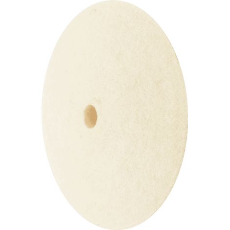 PFERD TOOLS harte Filzscheibe in Linsenform Ø 22x5 mm Bohrung Ø 2 mm für universelle Polierarbeiten 10 Stk (1/5)