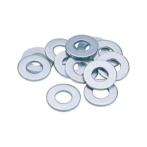 Rondella in acciaio zincato M5 VISWOOD 5,3 x 12 x 1,0 mm - Scatola 500 - MU5