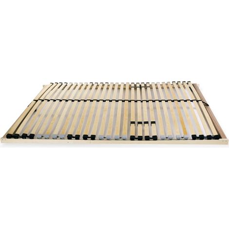 Maison Exclusive - Lattenrost mit 28 Latten 7 Zonen 120x200 cm