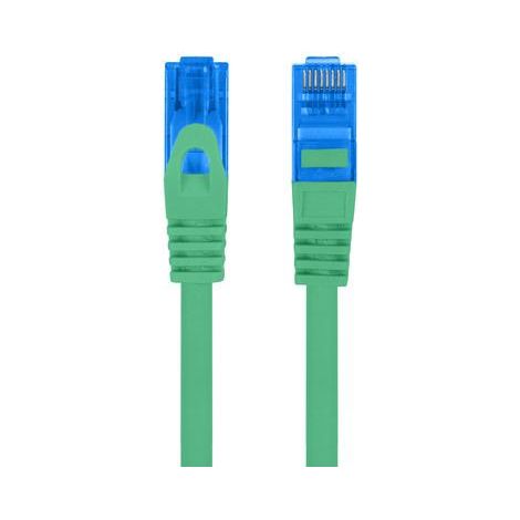 Câble de brassage Lanberg S/FTP cat.6A 5m LSZH CCA Fluke passé vert (1/4)